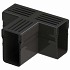 Garden Drain T-stuk 6,5 x 15-/5 x 100 Zwart  Aluminium