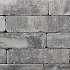 Linea Trommel 15x15x60 cm Grijs/Zwart