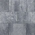Straksteen 20x30x6 cm Grijs/Zwart