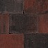 Trommelsteen 20x30x6cm Rood-Zwart
