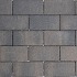 Patio Brick 8 cm dark sepia mini facet komo