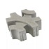 Virage 30x30x12 Grey