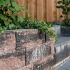 Wallblock split 10x10x40cm Brons