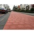 Betontegel 50x50x5cm Rood