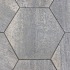 Soft Comfort Zeskant 60/52,5x30x4cm Grezzo