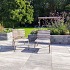 H2O Comfort Square 60x60x4cm Nero/Grey