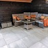 H2O Comfort Square 60x60x4cm Concrete