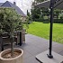 Tegel 60x60x5 cm Antraciet HK ZVK Met Mini Facet
