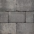 Stonique Trommel 20x30x6 cm Grijs-Zwart