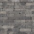 Stonique Trommel waalformaat 7 cm grijs/zwart