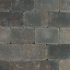 Metro Trommelsteen 20x30x6cm Bruin-Zwart
