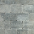 Metro Trommelsteen 20x30x6cm Grijs-Zwart
