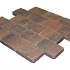 Metro Trommelsteen 15x20x6cm Rood-Genuanceerd