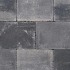Abbeystones 30x40x6cm Grijs/Zwart met deklaag