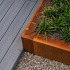 Corten Overzetstuk Hoek 17-17x30x12cm