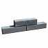 Decor Block XL 80x12.5x12.5cm Antraciet