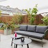 Fiora Block 100x20x20cm Corten-Bruin