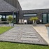 H2O Comfort Square 40x80x5 cm Nero/Grey