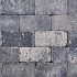 Stonique Trommel Betonstraatsteen 6 cm Grijs-Zwart