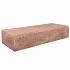 Oud Hollandse Traptrede Massief Roodbruin 100x40x20cm