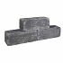 Palinoblock 60x15x15cm Antraciet Getrommeld