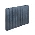 Rondo Palissadeband Zwart 8x50x50cm