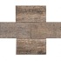 Strato Gent 25x50x6cm Beige/Bruin/Grijs