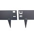 Mevosteel Supreme Edge 1,6mm Antraciet 100x10cm