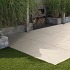 Keramische Tuintegel Essence Luma 100x100x3cm Soft Brown