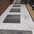 Patio Square 90x90x6 cm Nero/Grey