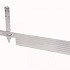Alu Mevo Edge Pro Zilver 3,2mm 229x10,2cm