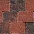 Tambour Stenen 20x30x6cm Rood/Zwart (Uitlopend)